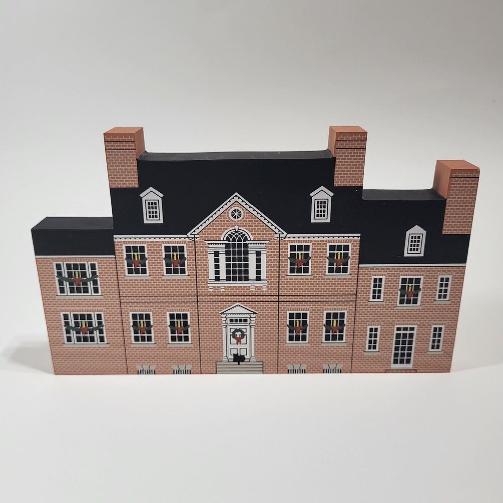 Cat's Meow St. Paul's Rectory Shelf Sitter Christmas Building Decor Baltimore MD